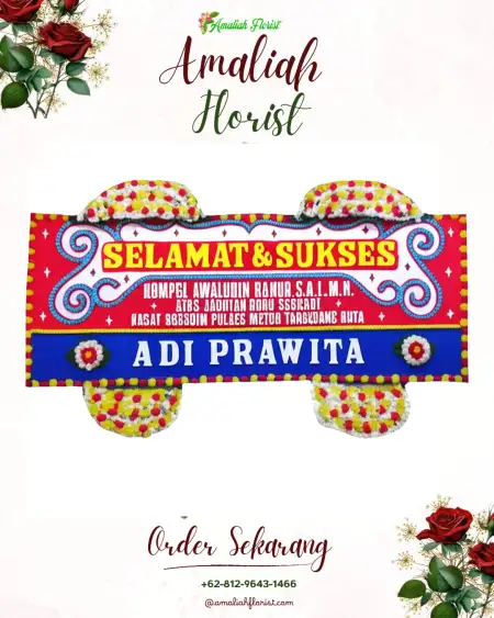 Papan Bunga Ucapan Selamat Kemijen